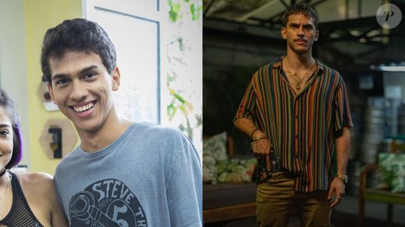 Antes e depois de Ruan Aguiar: irmão de Arthur Aguiar começou sua carreira ainda jovem e muito diferente. À esquerda, ele aparece em 'Malhação'