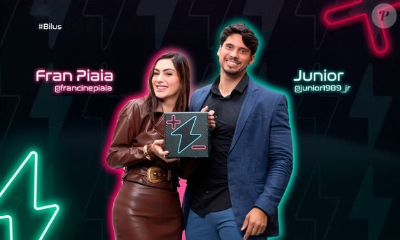A ex-’BBB’ Francine Piaia e o marido, o engenheiro Junior, participaram da nova temporada do reality show ‘Power Couple’, da Record TV