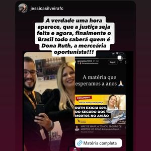 Mãe de Marília Mendonça também é chamada de ‘mercenária oportunista’ em alguns dos recados compartilhados por Fernanda Costa Souza