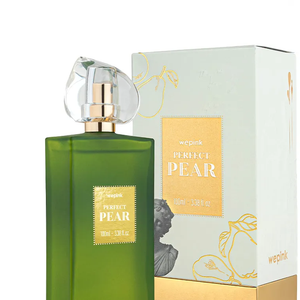 Perfect Pear (Wepink) - 100 ml | R$ 89,90 - A pera aparece combinada com flores e notas amadeiradas como patchouli e âmbar, criando um perfume delicado, elegante e equilibrado