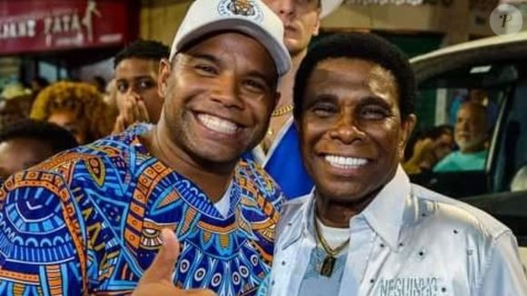 O segundo filho de Neguinho da Beija-Flor é JR Marcondes, de 42 anos