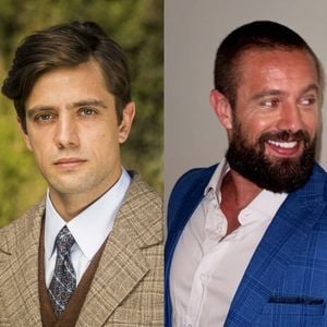 Antes e depois de Rafael Cardoso da novela 'Além do Tempo', em 2015