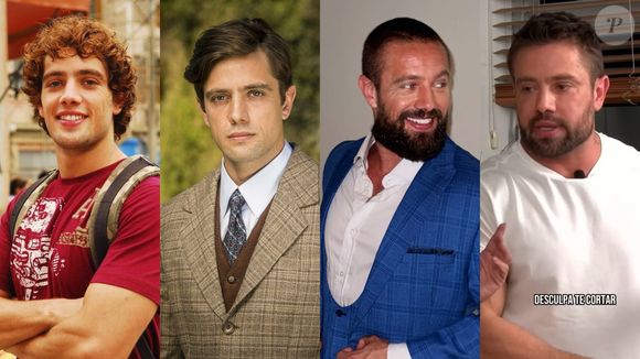 Antes e depois de Rafael Cardoso da novela 'Além do Tempo', em 2015