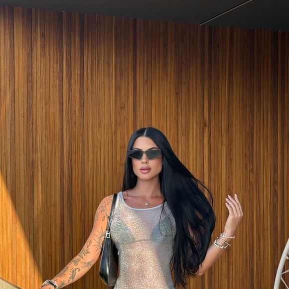 Rayane Figliuzzi foi apontada como affair de Saulo Poncio e viveu um romance com o rapper Tyga durante passagem dele no Brasil em 2020