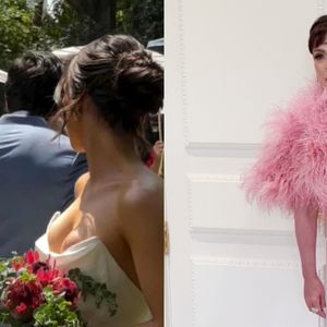 Ex-esposa de Faustão, Magda Colares gera polêmica em casamento de Lara Silva com look excêntrico: 'Querendo chamar mais atenção que a filha'