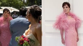 'Querendo chamar mais atenção que a filha': ex-mulher de Faustão, Magda Colares gera polêmica em casamento por look como mãe da noiva