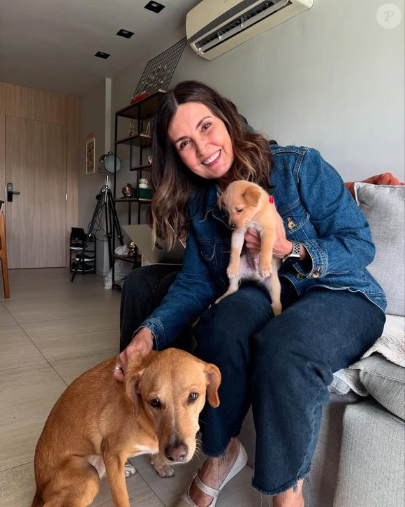 Segundo Fátima Bernardes, o nome do novo cachorro é nada menos que Bruce William