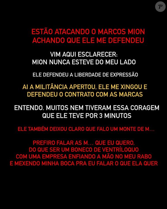 Leo Lins recebeu apoio de humoristas como Rafinha Bastos após sua condenação a 8 anos de prisão