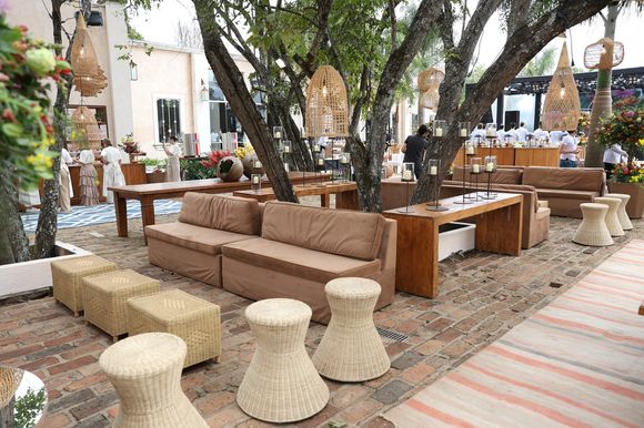 Outro ambiente decorado para a festa pre-wedding de Giovanna Lancellotti e Gabriel David.