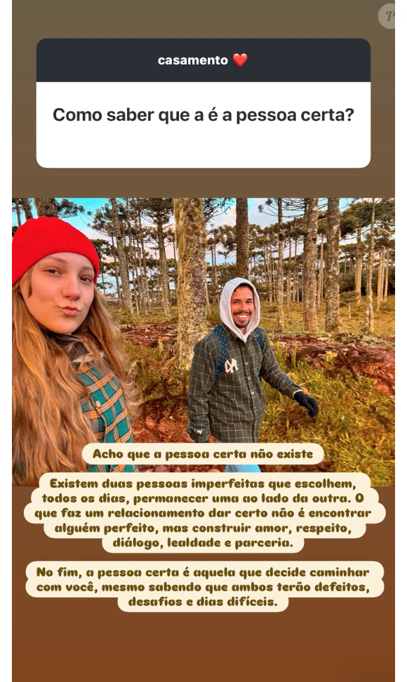 Lucas Borbas também comentou sobre sua nova fase da vida e disse estar muito feliz ao lado da fonoaudióloga