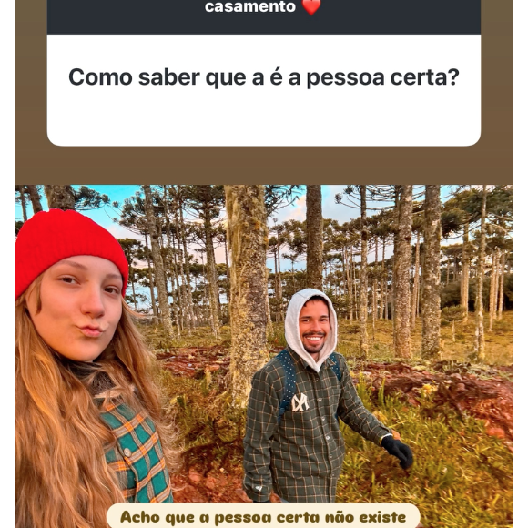 Lucas Borbas também comentou sobre sua nova fase da vida e disse estar muito feliz ao lado da fonoaudióloga