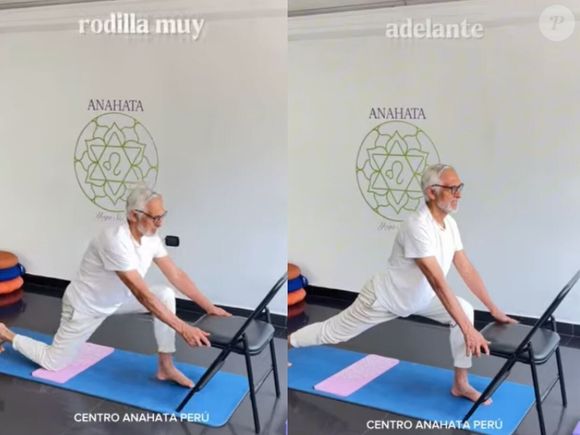 Exercício 1: Agachamentos com passada com cadeira