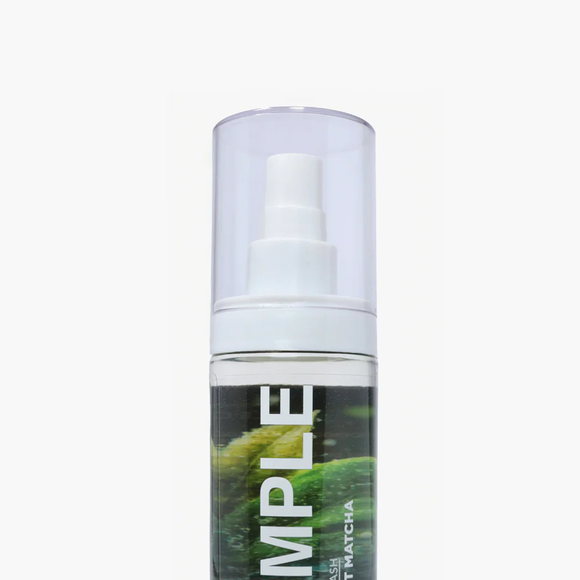 O Body Splash Perfect Matcha (Simple Organic) - 100ml | R$ 69 - se destaca pelo 'frescor limpo e imediato', ideal para ambientes de trabalho