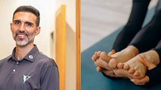 Sergio López López, fisioterapeuta: 'Aos 60 anos, é aconselhável praticar o levantamento dos dedos dos pés. Em pé ao lado de uma cadeira, levante a parte da frente dos pés o máximo possível e abaixe-os lentamente'