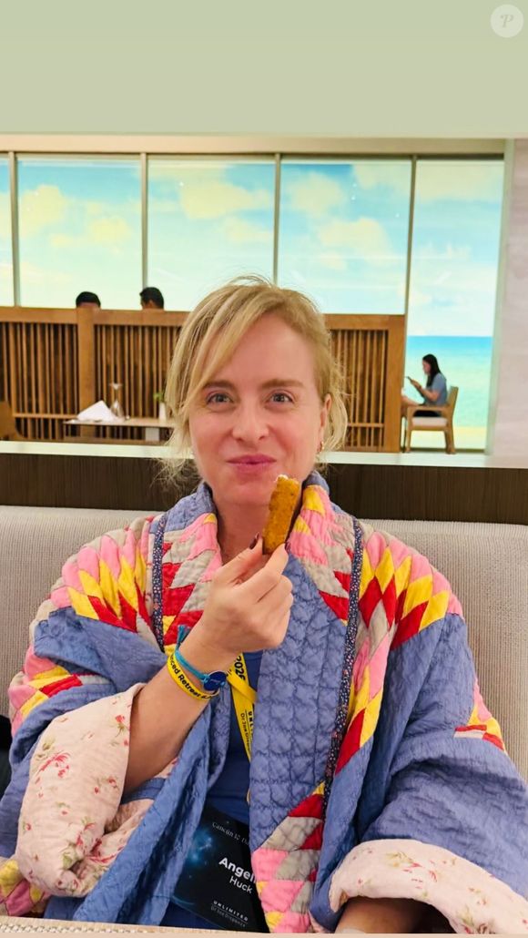 Angélica se hospedou em um resort em Cancún para participar do evento