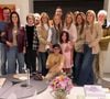 Ticiane Pinheiro reuniu o marido César Tralli, as filhas Rafaella Justus e Manuella, os pais e mais familiares em sua comemoração