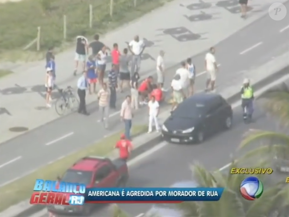 Na ocasião, Renee Murdoch foi agredida por um homem em situação de rua enquanto corria pelo Rio de Janeiro