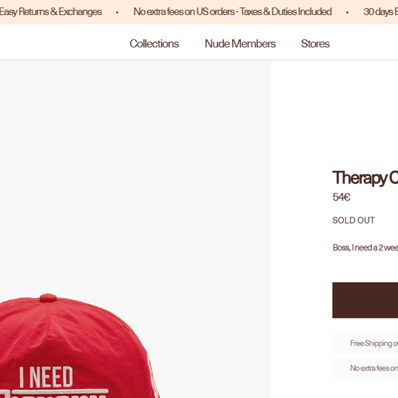 O boné Therapy Cap, da marca espanhola Nude Project, escolhido por Virgínia Fonseca, custa atualmente € 54, cerca de R$ 325,30 na conversão apresentada. O modelo tem bordados na parte frontal, nas laterais e atrás, além de ser confeccionado em 100% nylon