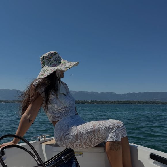 Giulia Costa chama Otaviano Costa de 'meu outro pai' e reforçou a relação de carinho durante a viagem à Suíça