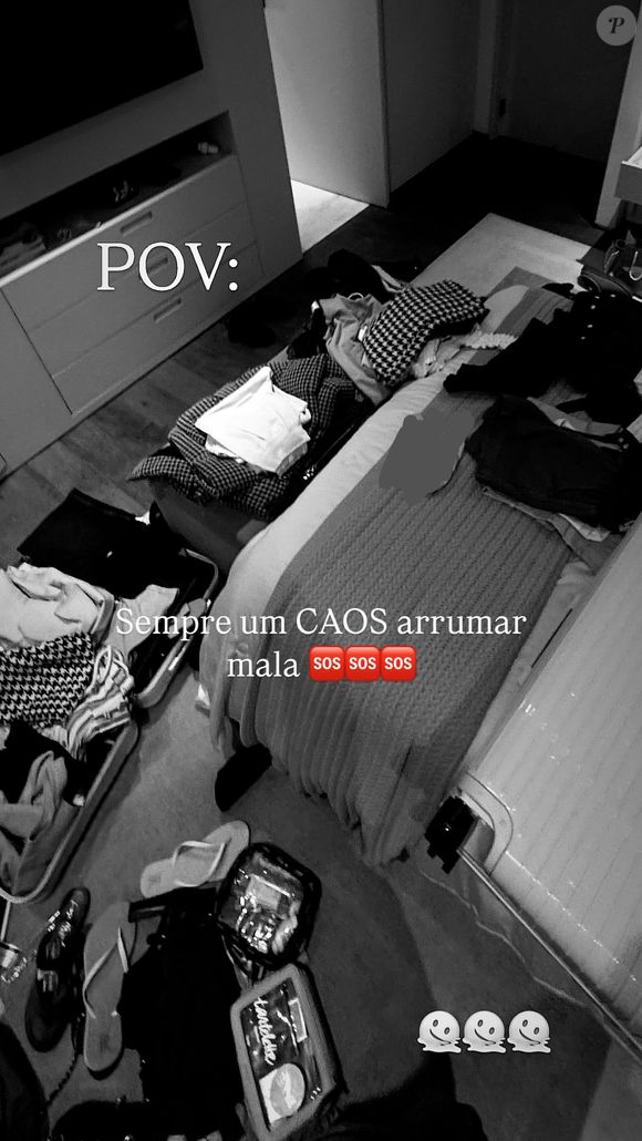 Rafa Justus mostrou preparativos para a viagem que fará neste domingo, 22 de junho de 2025