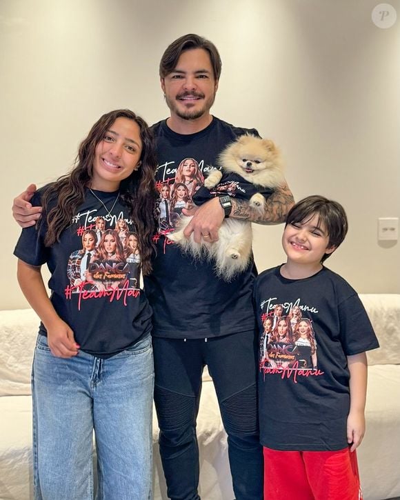 Manu Bahtidão revelou, neste sábado, o diagnóstico de autismo do filho Theo, de 9 anos