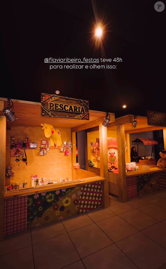 A festa junina de Neymar e Bruna Biancardi foi montada em apenas 48 horas e transformou a casa da família no Guarujá em um arraial completo