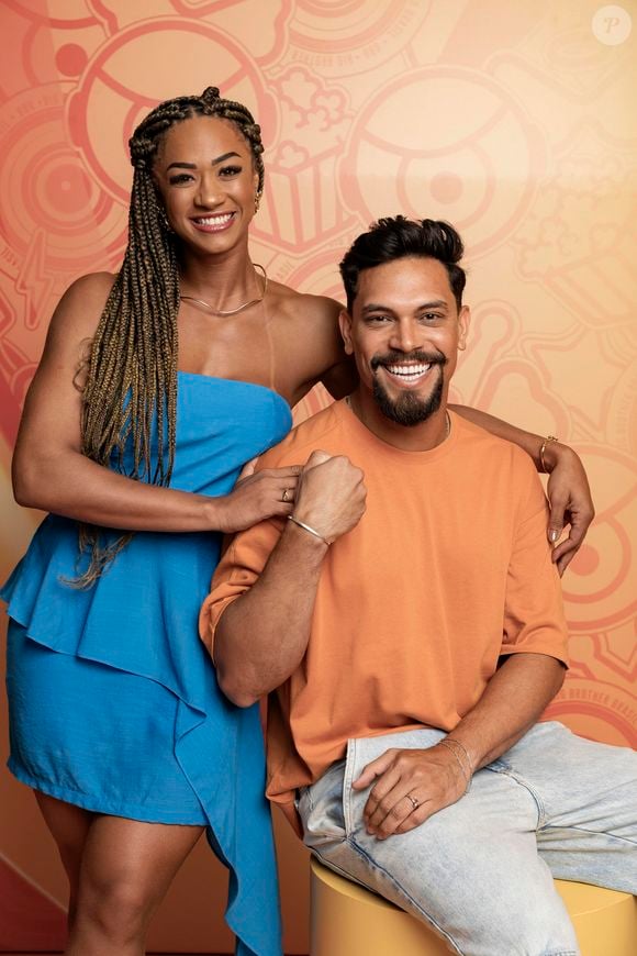 Vinícius está no 'BBB 25' ao lado da policial militar Aline Patriarca