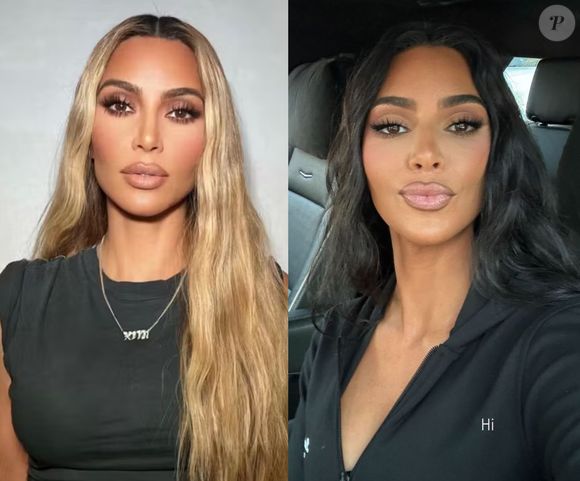 Kim Kardashian ama renovar o visual. A socialite já exibiu o cabelo loiro várias vezes