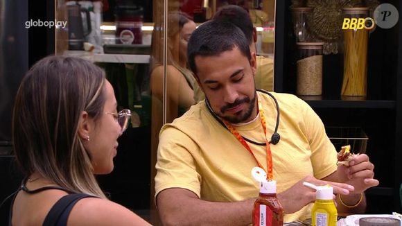 Maike diz que está tentando ficar com Renata há 80 dias no 'BBB 25'