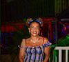 Vestido de festa junina de Elisa Lucinda tinha estampa xadrez típica
