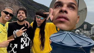 Livramento! Influenciador brasileiro chora e revela que quase entrou em helicóptero que caiu com Oliver Tree e Gaspi: 'Não pude ir'