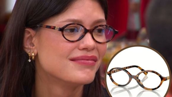 Nem Dior, nem Prada: no 'BBB 25', Vitória Strada usa óculos de grau com armação diferentona; descubra preço e tudo mais sobre o acessório da atriz