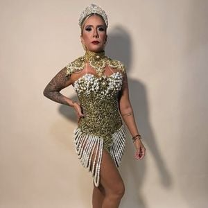 Carnaval 2025: a rainha de bateria da Acadêmicos do Tatuapé é Muriel Quixaba