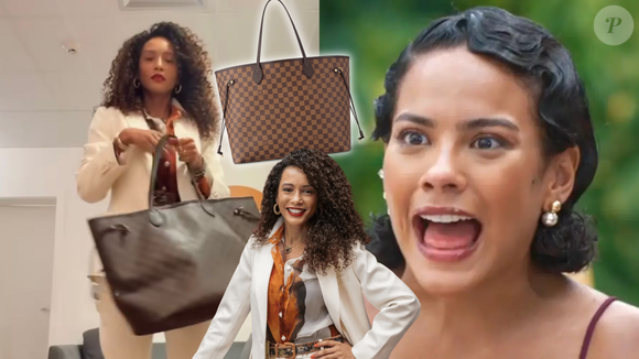 Taís Araújo usou bolsa Louis Vuitton para nova versão de Raquel