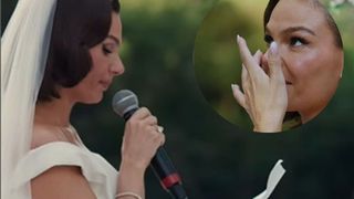 'Muitas vezes duvidei': Isis Valverde se emociona e chora durante votos de casamento com Marcus Buaiz. Veja vídeo!