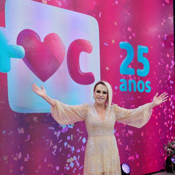Ana Maria Braga comemorou recentemente os 25 anos do ‘Mais Você’