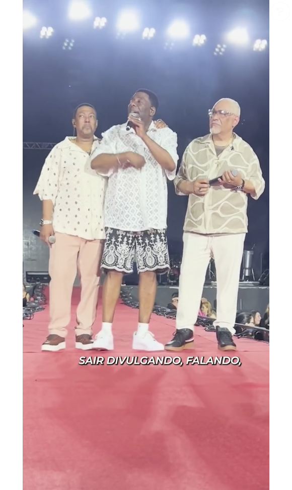 "Estou muito tranquilo. Vou suspender minha agenda de shows por um tempo e ficar longe de vocês, vou sentir falta de vocês", disse Netinho de Paula