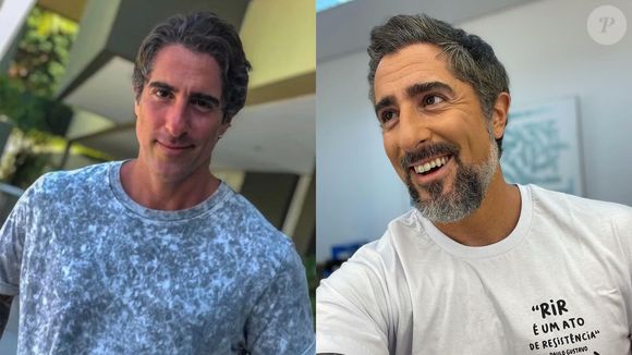 Marcos Mion é outro famoso que tem a barba como parte essencial do rosto. O apresentador tirou a barba em 2019 e disse que até os filhos os estranharam de cara limpa