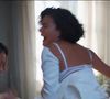 Maria de Fátima (Bella Campos) ficou com o vestido de noiva rasgado após ataque de Raquel (Taís Araújo) em 'Vale Tudo'