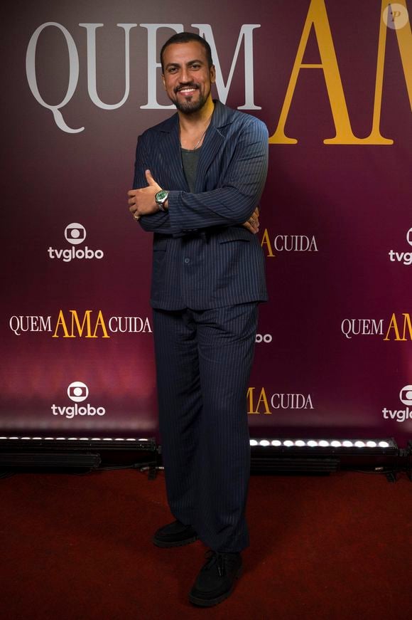 Ricardo Teodoro na festa de lançamento de 'Quem ama cuida'