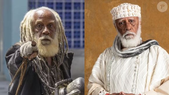 Hilton Cobra é um ator icônico das novelas brasileiras, e voltou aos holofotes em 'Fuzuê' (2023). Com um visual completamente diferente, ele é Chinua em 'A Nobreza do Amor'