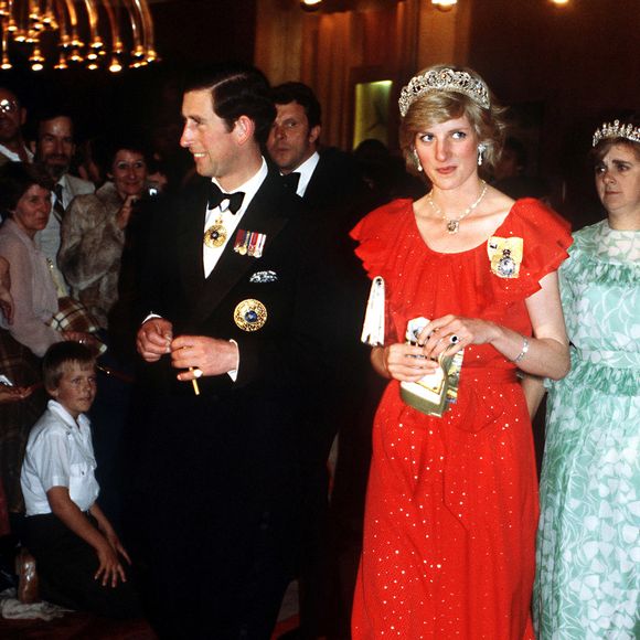 O sapato prateado voltou a ser visto quando Princess Diana em 1983 quando usava a tiara da família Spencer e um vestido vermelho assinado por Bruce Oldfield