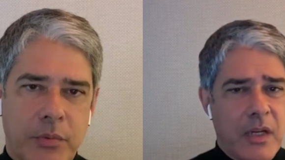 Tapa na cara e contusão no cotovelo: quase ninguém lembra, mas William Bonner correu risco de vida ao reagir a um assalto armado na própria casa