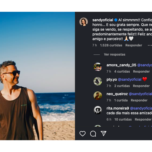 Comentário de Sandy sobre Lucas Lima emocionou o público e rendeu elogios dos fãs