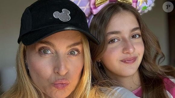 Viajando para os EUA com Angélica, Eva Huck aparece do tamanho da mãe em foto e impressiona a web: 'Grandona e linda'