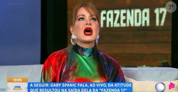 Gaby Spanic relatou bullying pela forma como fala o português e disse ter escapado de infarto em 'A Fazenda 17'