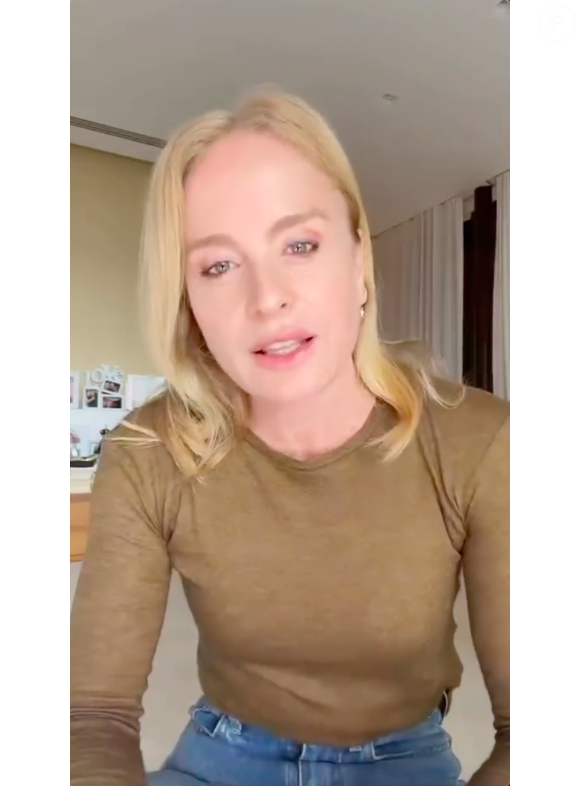 Durante seu pronunciamento, Angélica confessou que hesitou antes de se pronunciar por receio das reações nas redes sociais