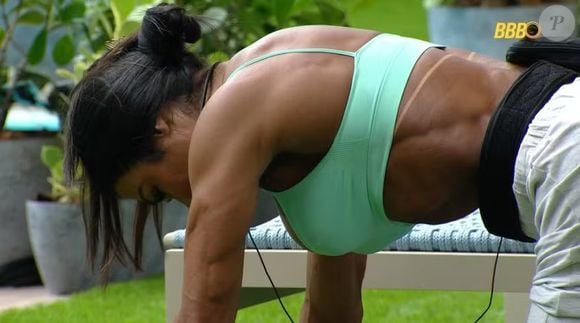 Gracyanne Barbosa faz técnica em jejum no 'BBB 25'