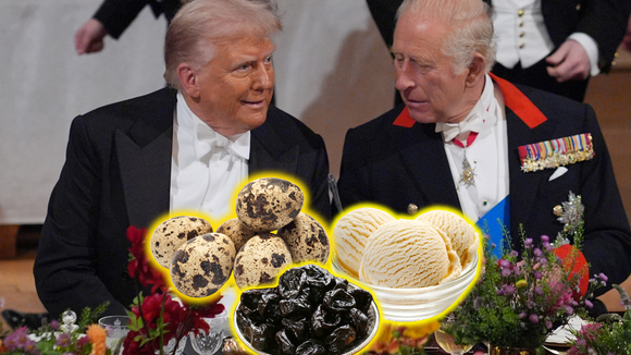 Ovo de codorna, ameixa escaldada e sorvete de baunilha: o que estava no menu do jantar bilionário de Rei Charles III para Donald Trump
