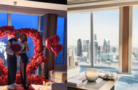O pedido de casamento de Richarlison teve como cenário um hotel de luxo com piscina no 52º andar, bar nas alturas e vista panorâmica de Londres